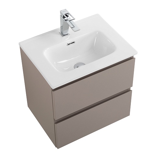 BelBagno Тумба под раковину Kraft 39-50 подвесная Бежевый матовый – фотография-2